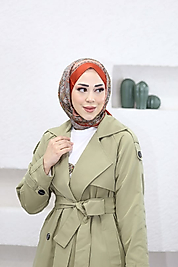 Torino Yeşil Trençkot