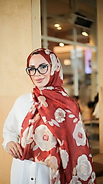 Müjgan Desen Hint Pamuk KIRMIZI