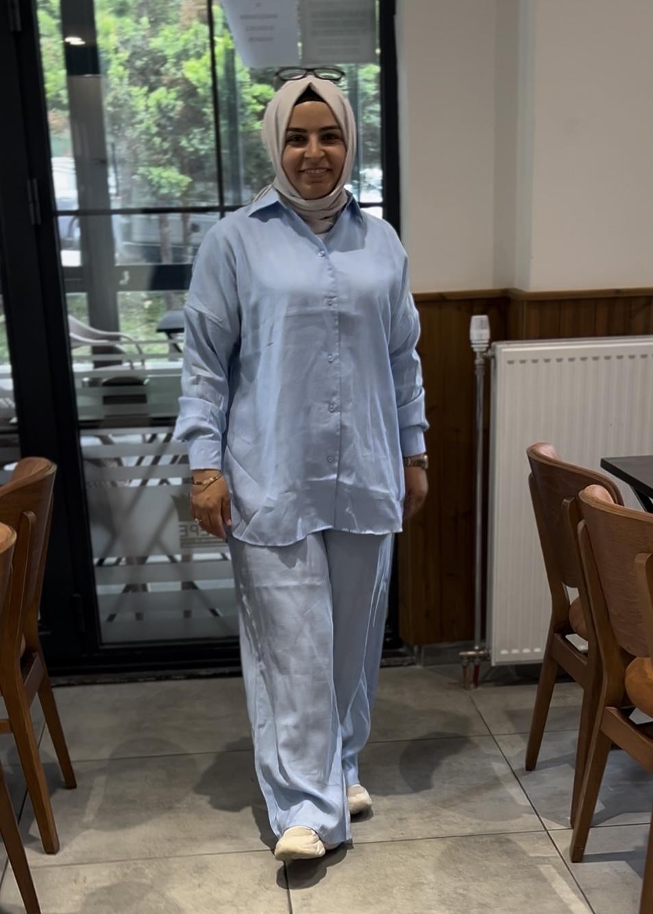 Tensel Mavi İkili Takım