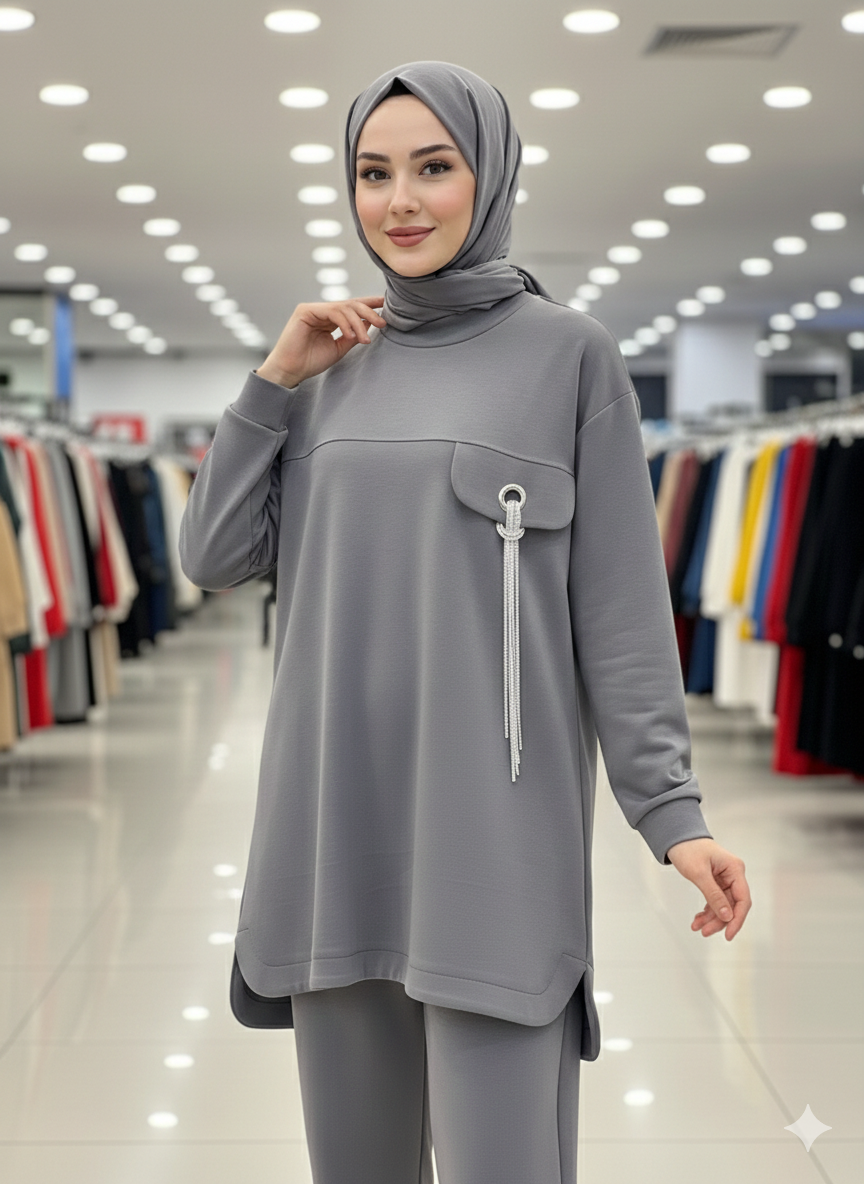 Premium Kalite Oysho Kumaş İkili Takım