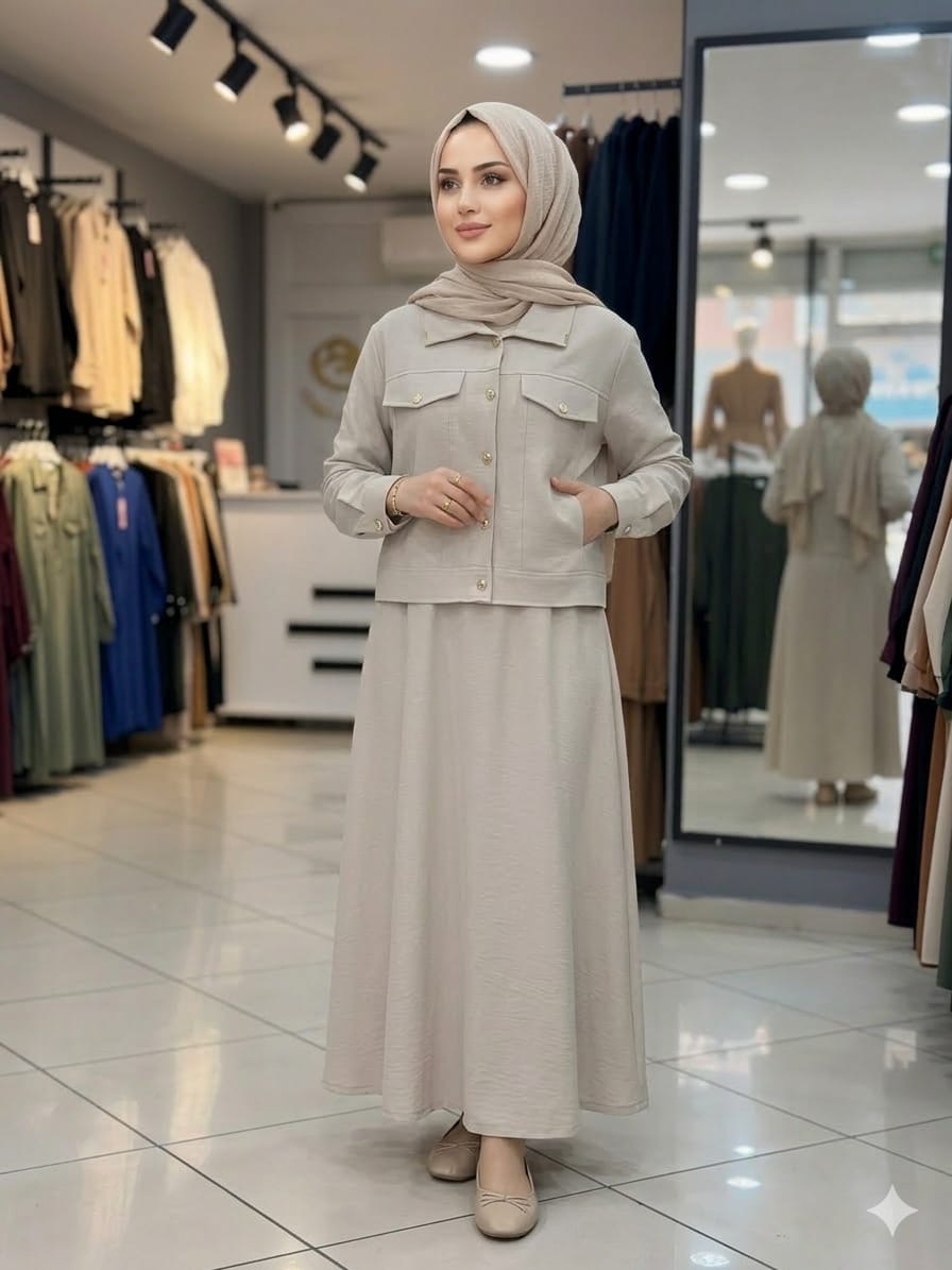 Krem Cupra Kuma Etekli İkili Takım